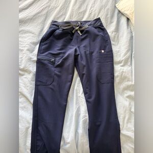 Figs Straight leg navy blue scrub pants